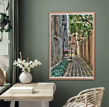 Load image into Gallery viewer, Pink Flowers In Alley