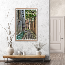 Load image into Gallery viewer, Pink Flowers In Alley