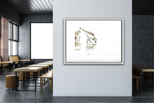 Load image into Gallery viewer, Two Plovers - Landscape 2